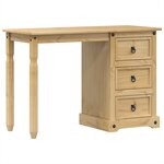 vidaXL Coiffeuse Corona 110x50x75 cm bois de pin massif