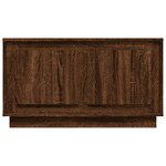 vidaXL Meuble TV chêne marron 80x35x45 cm bois d'ingénierie