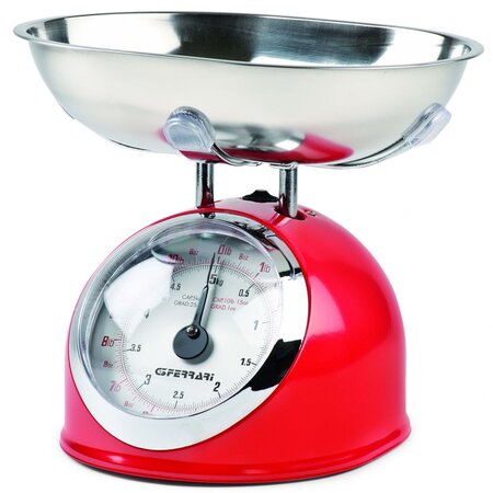 G3ferrari balance de cuisine mécanique rouge 5 kg g20003 - La Poste