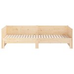 vidaXL Lit coulissant sans matelas bois de pin solide 2x(80x200) cm