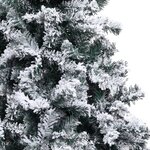 vidaXL Sapin de Noël artificiel LED et flocons de neige Vert 300 cm