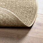 vidaXL Tapis ZIZUR beige Ø 120cm aspect de jute intérieur et extérieur