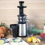 Livoo extracteur de jus vertical lent 1 l 400 w gris