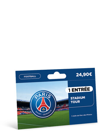 Coffret cadeau - TICKETBOX - Carte Billetterie - PSG Stadium Tour - 1  Personne - La Poste