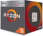 Processeur AMD Ryzen 5 2400G Socket AM4 + GPU (3,6 Ghz)