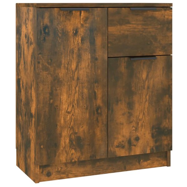 vidaXL Buffet Chêne fumé 60x30x70 cm Bois d'ingénierie