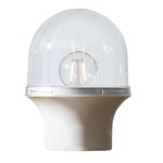 Lampe à poser sans fil led little dandy blanc plastique h21cm
