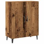 vidaXL Buffet avec armoire murale vieux bois bois d'ingénierie