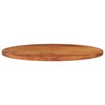 vidaXL Dessus de table 100x40x2 5 cm ovale bois massif d'acacia