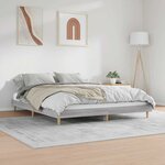 vidaXL Cadre de lit sans matelas sonoma gris 120x200cm bois ingénierie