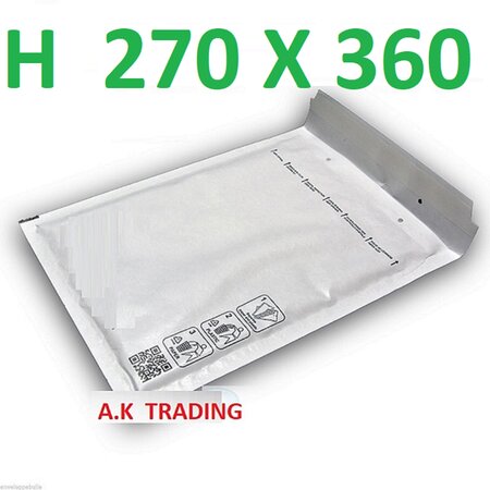 100 Enveloppe à bulles H d'air PRO 270x360 mm pochettes matelassées