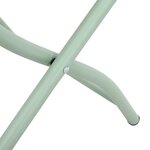 vidaXL Chaise de jardin pliante 2 Pièces Menthe claire 42 x 52 x 82 cm