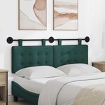 vidaXL Tête de lit suspendue tissu