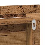 vidaXL Miroir Bois ancien 80 x 37 cm Verre et Bois Ingénierie