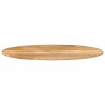 vidaXL Dessus de table 140x50x3 8 cm ovale bois massif de manguier