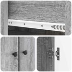 vidaXL Ensemble de Meubles 2 Pièces Sonoma gris Bois d'ingénierie