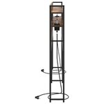 vidaXL Tête de lit de rangement Chêne fumé 200 cm Bois d'ingénierie
