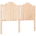 vidaXL Cadre de lit avec tête de lit 140x200 cm bois massif