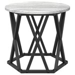 vidaXL Tables gigognes 3 Pièces Bois d'ingénierie gris sonoma
