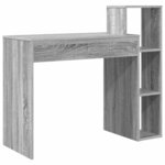 vidaXL Bureau Sonoma gris 100 x 40 x 90 cm Bois d'ingénierie
