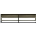 vidaXL Meuble TV chêne sonoma 180x40x46 cm bois d'ingénierie
