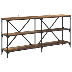 vidaXL Table console Bois Ancien 160 x 30 x 75 cm Bois d'ingénierie