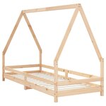 vidaXL Cadre de lit pour enfants 90x200 cm bois de pin massif