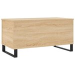 vidaXL Table basse Chêne sonoma 90x44 5x45 cm Bois d'ingénierie