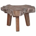 vidaXL Table de chevet Marron 40 x 40 x 25 cm Bois Recyclé Solide