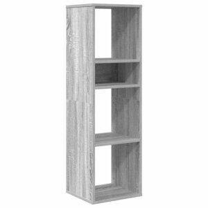 vidaXL Bibliothèque sonoma gris 34x31x112 cm bois d'ingénierie