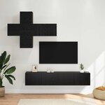 vidaXL Ensemble meuble TV 3 pc Bois d'ingénierie