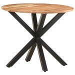 vidaXL Table d'appoint 68x68x56 cm Bois d'acacia massif