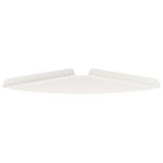 vidaXL Étagère flottante avec étagère 4 Pièces Blanc 30 x 30 x 2 cm