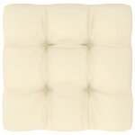 vidaXL Salon de jardin 9 Pièces avec coussins Marron miel Bois de pin