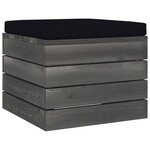 Vidaxl salon palette de jardin 6 pièces avec coussins bois de pin massif