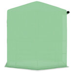 vidaXL Serre avec étagères Acier 227x223 cm