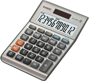 Calculatrice MS-120BM 12 Chiffres 103x147x29 mm Gris CASIO