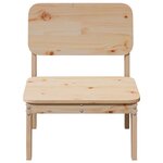vidaXL Chaises de jardin lot de 2 60x52 5x72 cm bois massif de pin