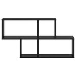 vidaXL Étagère Murale Chêne Noir 100x20x53 cm Bois Contreplaqué