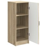 vidaXL Buffet Chêne Sonoma 33 x 34 5 x 87 cm Bois d'ingénierie