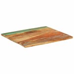 vidaXL Dessus de table rectangulaire 70x80 cm 25-27 mm Bois récupéré