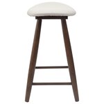 vidaXL Chaises de salle à manger 2 Pièces Marron Clair 46 x 37 x 63 cm