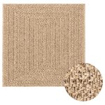 vidaXL Tapis ZIZUR beige 240x340 cm aspect de jute intérieur extérieur