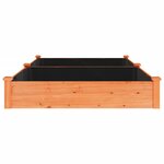 vidaXL Lit surélevé de jardin doublure 240x120x25 cm bois massif sapin