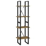 vidaXL Bibliothèque à 4 niveaux 40x30x140 cm bois de pin massif