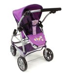 Bayer Chic 2000 637-28 - Poussette pour poupées  3 en 1 EMOTION - Purple Checker