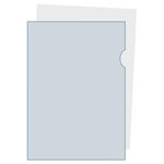 Paquet de 10 Pochettes coins A4 PP 0 12 mm Transparent lisse EXACOMPTA
