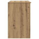 vidaXL Bureau chêne artisanal 86x49x76 cm bois d'ingénierie