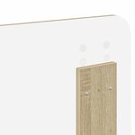 vidaXL Tête de lit Chêne Sonoma 120 cm Bois d'ingénierie