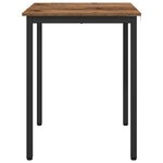 vidaXL Table de salle à manger / Table de repas MÉTAL